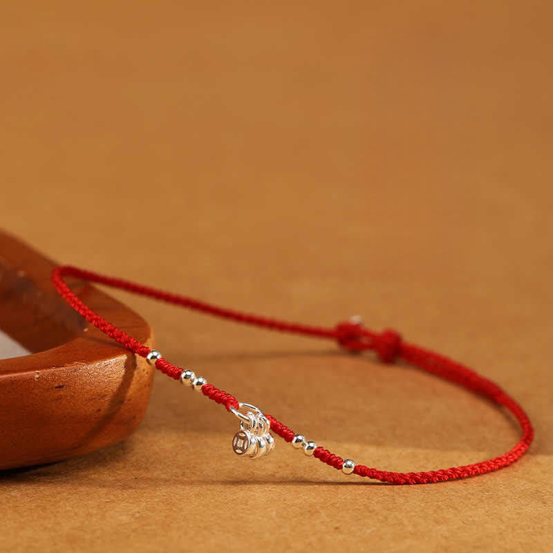 Buddha Stones Cavigliera ultra sottile con design a forma di monete in argento sterling 925, realizzata a mano e resistente - image 1