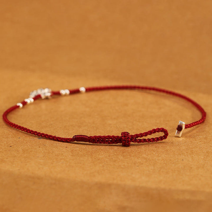 Buddha Stones Cavigliera ultra sottile con design a forma di monete in argento sterling 925, realizzata a mano e resistente - image 6