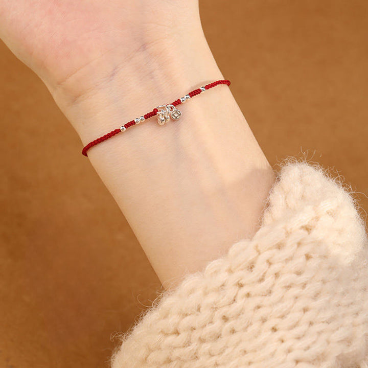 Buddha Stones Cavigliera ultra sottile con design a forma di monete in argento sterling 925, realizzata a mano e resistente - image 10