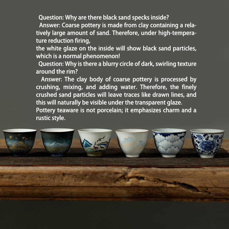Buddha Stones Piccola tazza da tè in ceramica dipinta a mano con gru dorata, tazza da tè Kung Fu da 40 ml - image 11