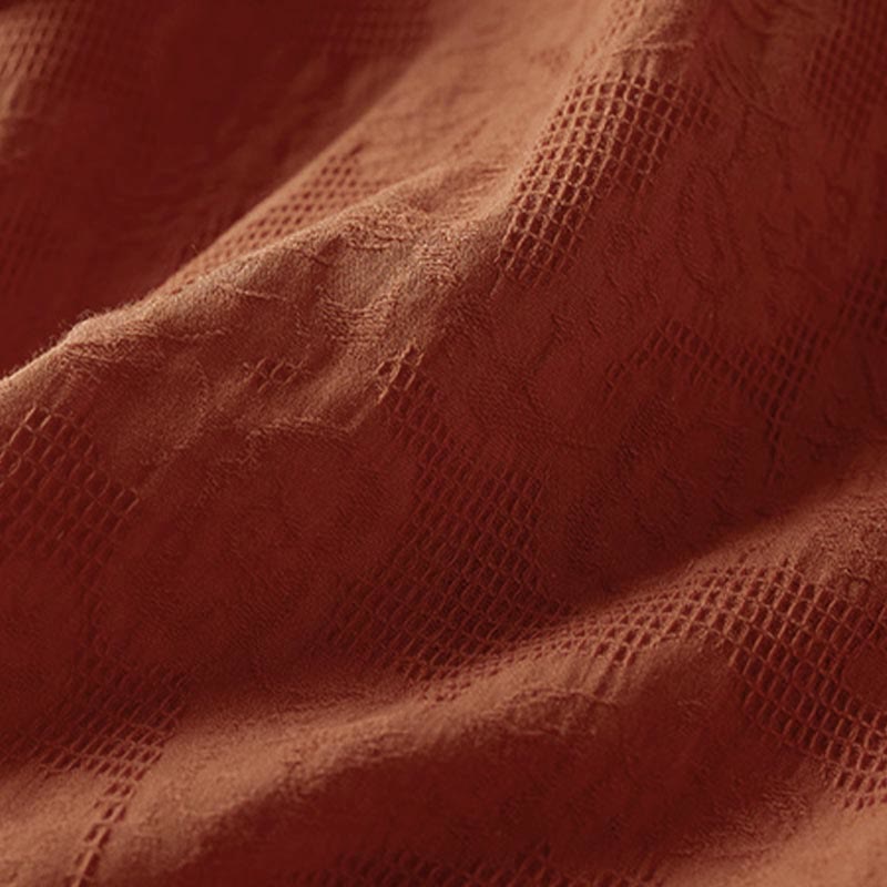 Buddha Stones T-shirt casual da donna in cotone con motivo floreale e risvolto - image 20