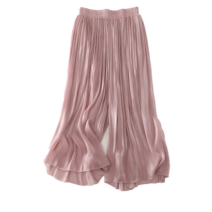 Buddha Stones Pantaloni estivi da donna in poliestere tinta unita - image 16