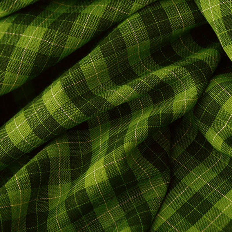 Buddha Stones Abito estivo midi senza maniche a quadri con tasche - image 10