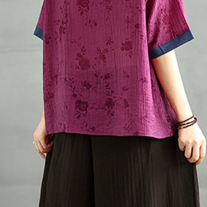 Buddha Stones Pantaloni Capri a gamba larga da donna con elastico in vita e tinta unita - image 10