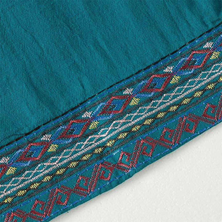 Pantaloni larghi da donna con tasche e righe bohémien semplici Buddha Stones - image 3