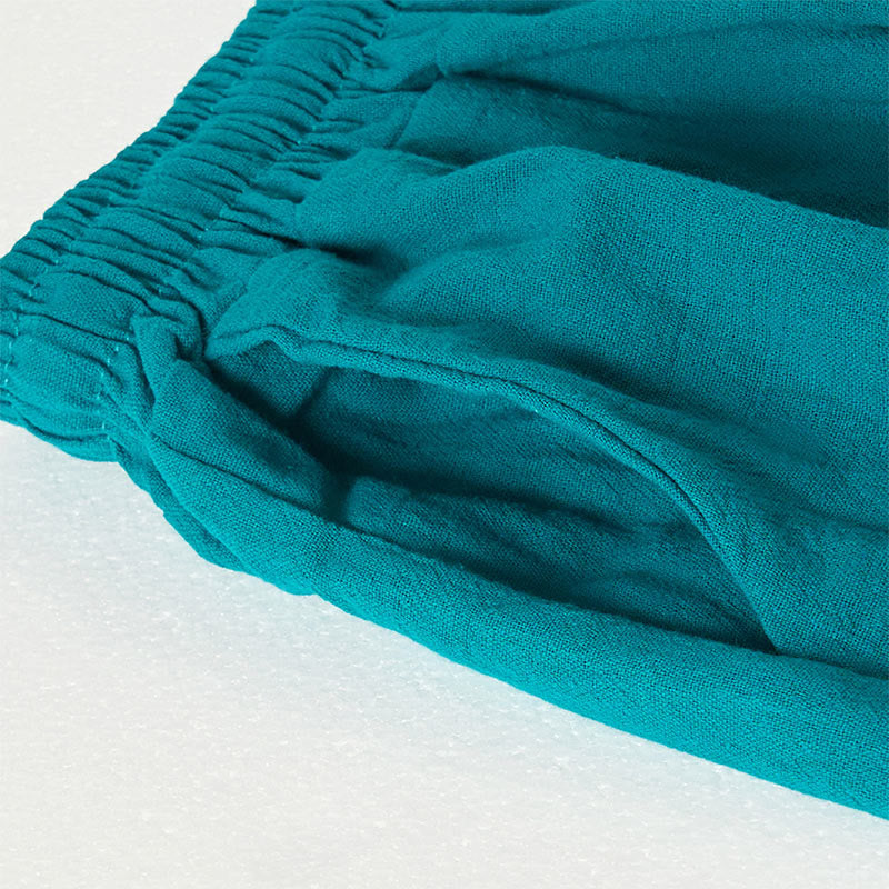 Pantaloni larghi da donna con tasche e righe bohémien semplici Buddha Stones - image 2