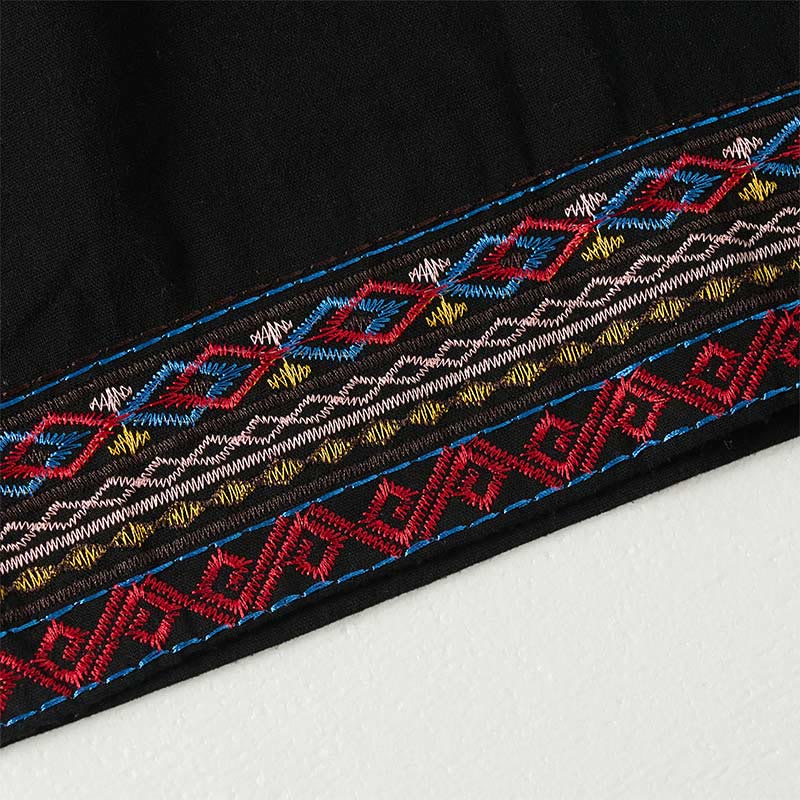 Pantaloni larghi da donna con tasche e righe bohémien semplici Buddha Stones - image 13