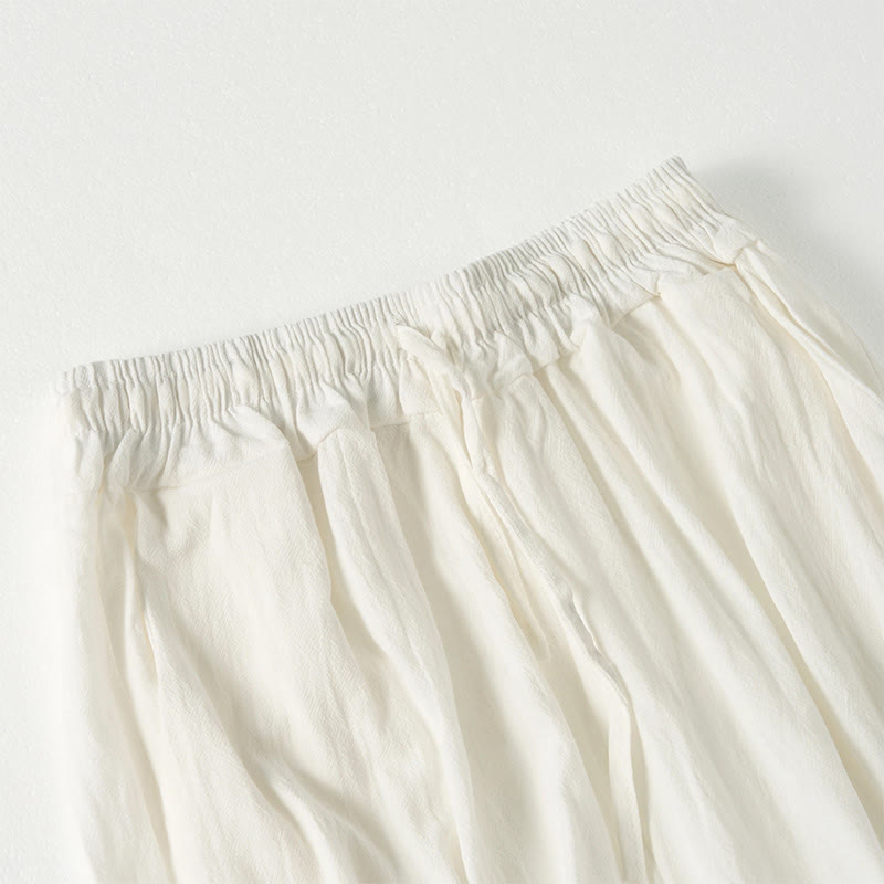 Pantaloni larghi da donna con tasche e righe bohémien semplici Buddha Stones - image 16