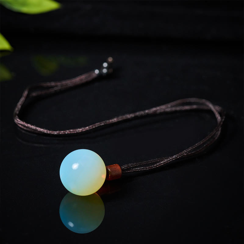 Buddha Stones Collana con ciondolo di protezione in quarzo fumé con occhio di tigre e cristallo rosa bianco - image 11
