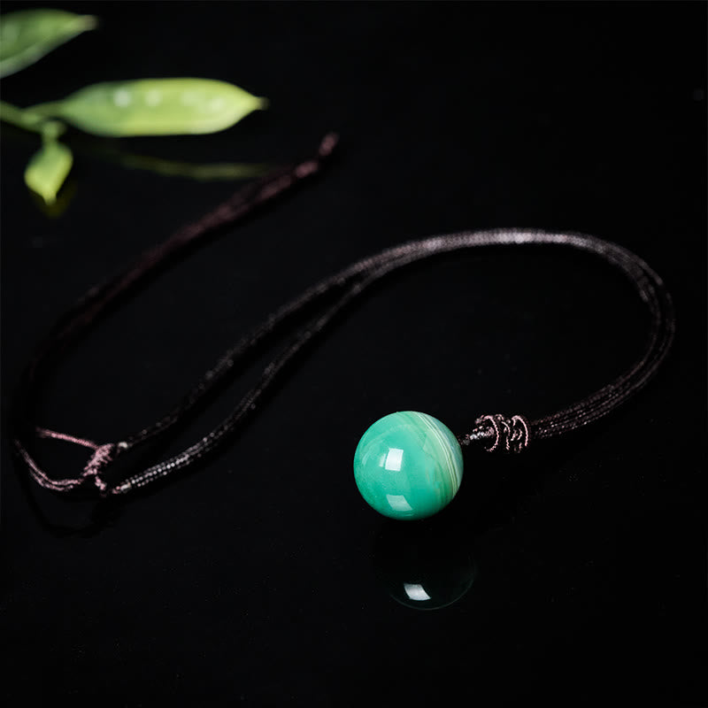 Buddha Stones Collana con pendente Balance in ametista, agata gialla, agata varia, cristallo rosa, lazurite, lapislazzuli - image 9