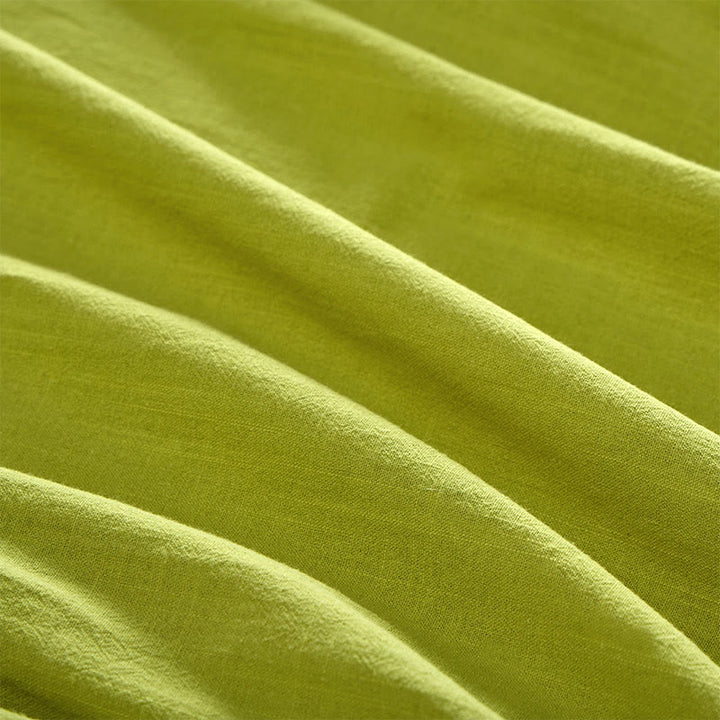 Buddha Stones Camicia da donna in cotone a maniche lunghe con scollo rotondo e bottoni a rana - image 5