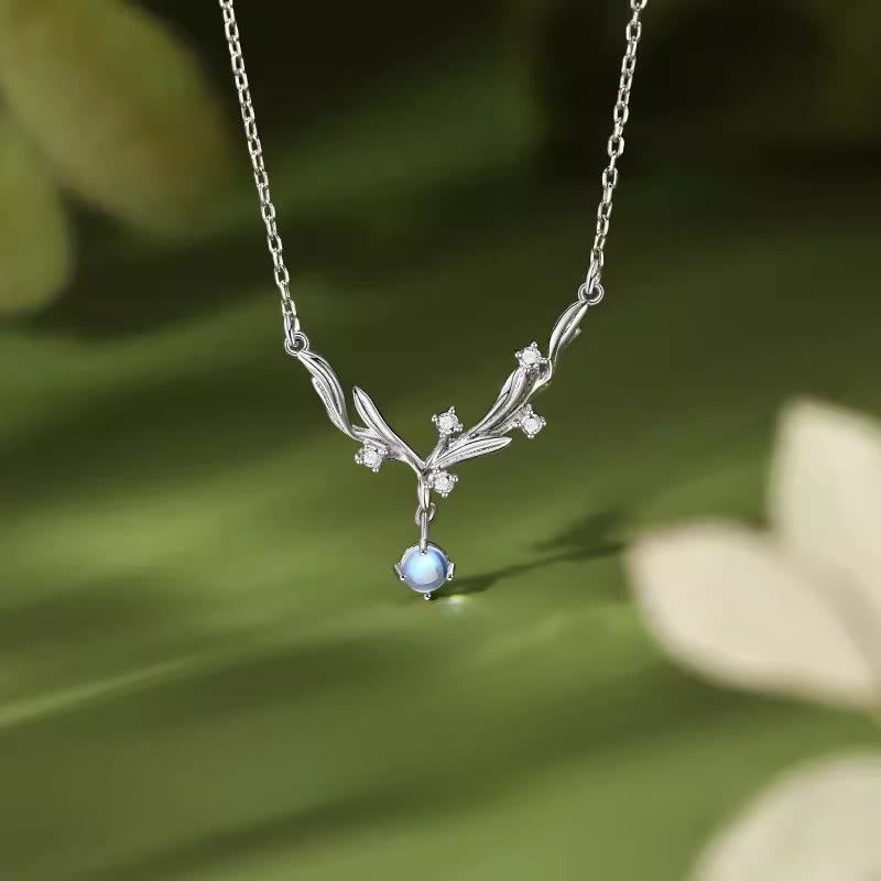 Buddha Stones Collana con ciondolo in argento sterling 925 con vischio che tiene lontani gli spiriti maligni - Argento Sterling 925 - image 0