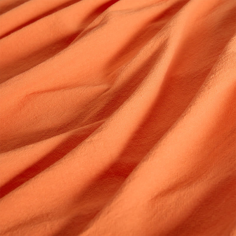 Abito midi da donna con maniche corte, ricamo geometrico con Buddha Stones e tasche - image 16