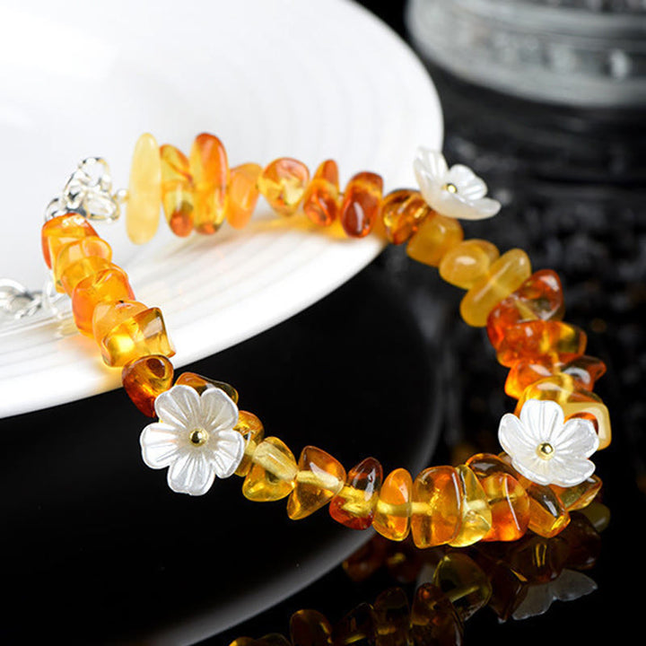 Buddha Stones Bracciale Serenity con Acquamarina Naturale, Peridoto, Quarzo Fragola e Vari Cristalli - image 25