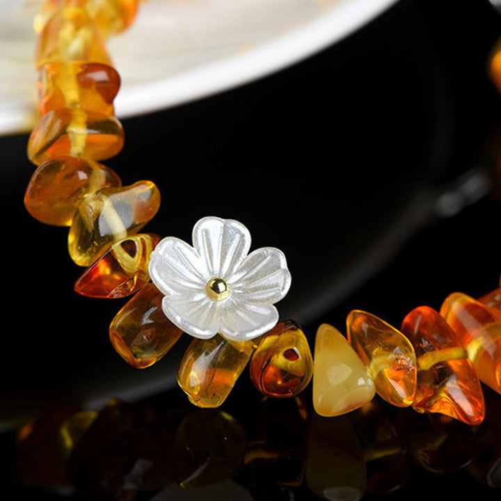 Buddha Stones Bracciale Serenity con Acquamarina Naturale, Peridoto, Quarzo Fragola e Vari Cristalli - image 27