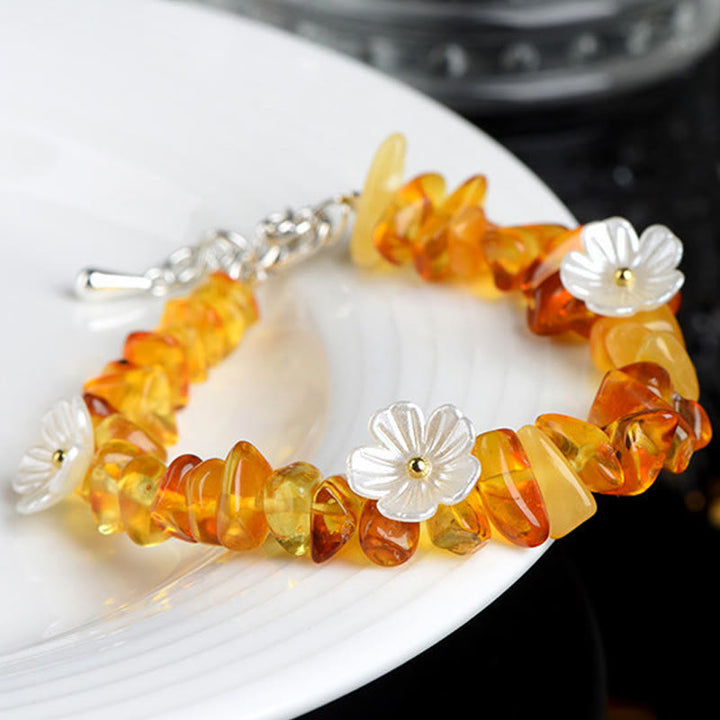 Buddha Stones Bracciale Serenity con Acquamarina Naturale, Peridoto, Quarzo Fragola e Vari Cristalli - image 24
