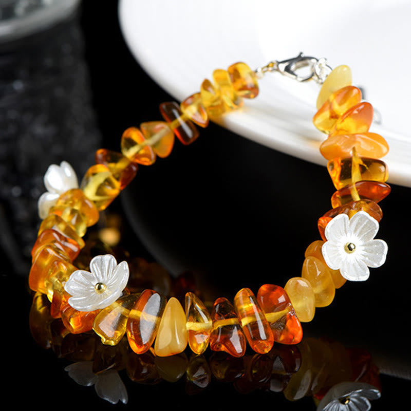 Buddha Stones Bracciale Serenity con Acquamarina Naturale, Peridoto, Quarzo Fragola e Vari Cristalli - image 26