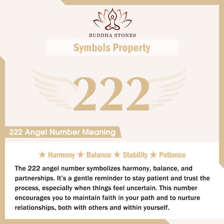 Buddha Stones Numeri angelici Cristallo bianco Diaspro rosso Cristallo rosa Avventurina verde Pietra da palma per meditazione - image 9