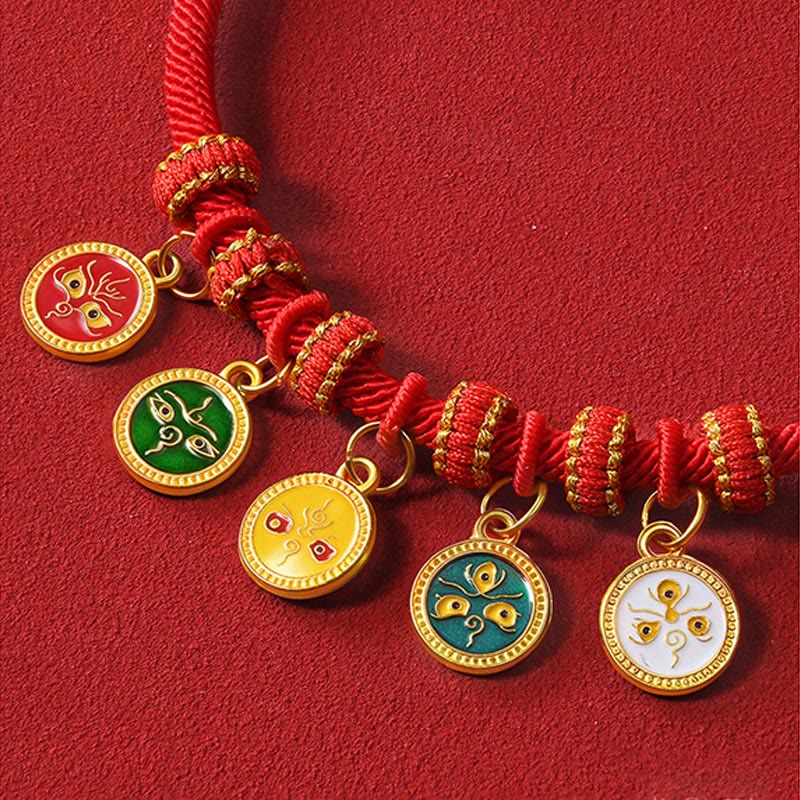 Buddha Stones Collare regolabile per cani e gatti con bussola e perline rosse a forma di zucca, protezione per gatti. - image 14