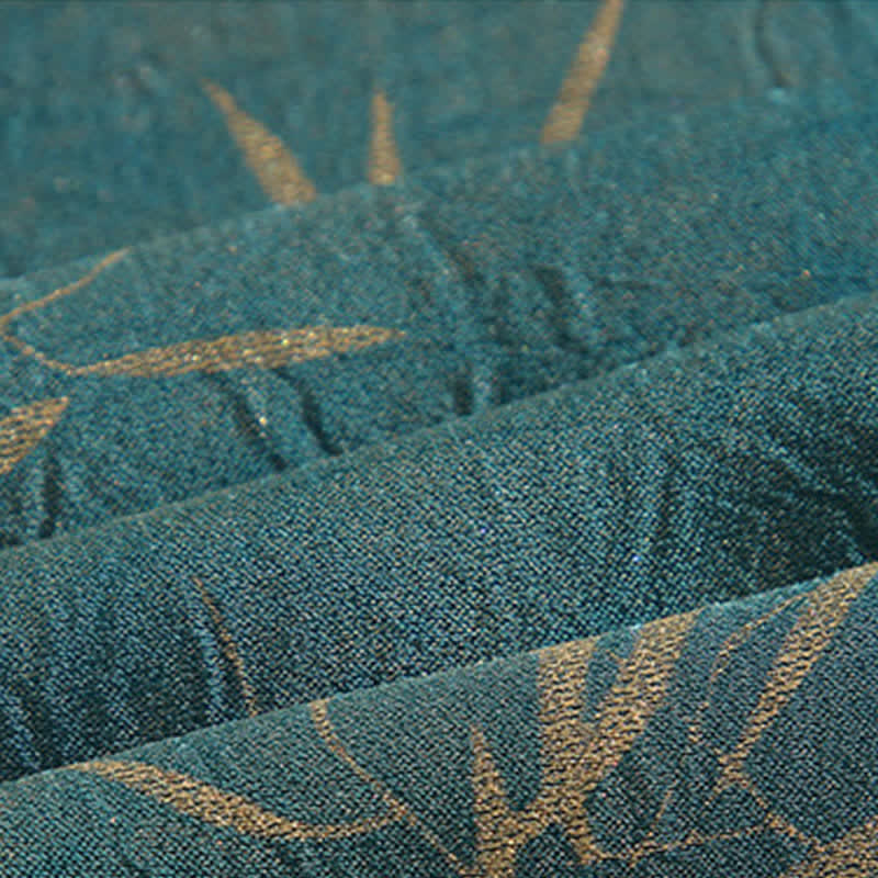 Buddha Stones Camicia da uomo a maniche a tre quarti con stampa di bambù, colletto alla coreana e bottoni a rana, ideale per l'estate. - image 15