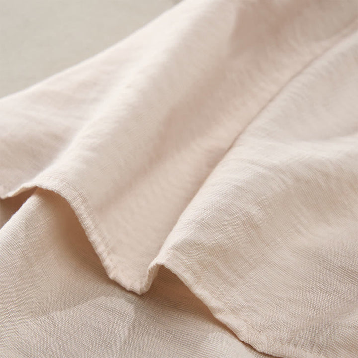 Buddha Stones T-shirt da donna primaverile in cotone e lino con ricami e maniche a tre quarti, stile boho. - image 17