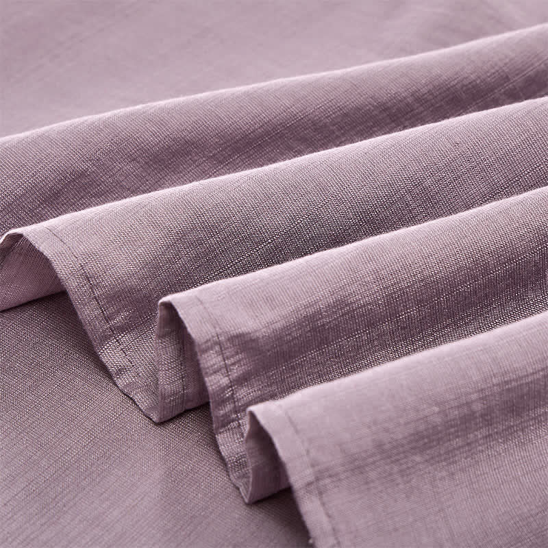 Buddha Stones T-shirt da donna primaverile in cotone e lino con ricami e maniche a tre quarti, stile boho. - image 12