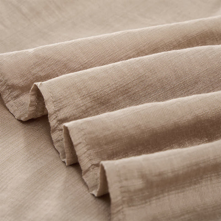 Buddha Stones T-shirt da donna primaverile in cotone e lino con ricami e maniche a tre quarti, stile boho. - image 23