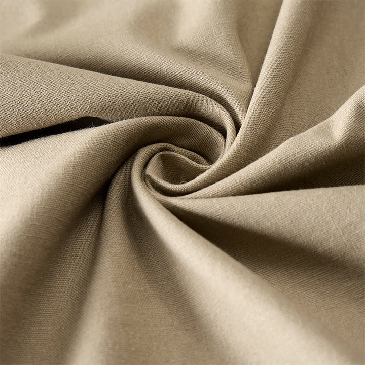 Buddha Stones Pantaloni da donna a gamba larga, corti, in cotone, con coulisse e tasche, ideali per il tragitto casa-lavoro. - image 10