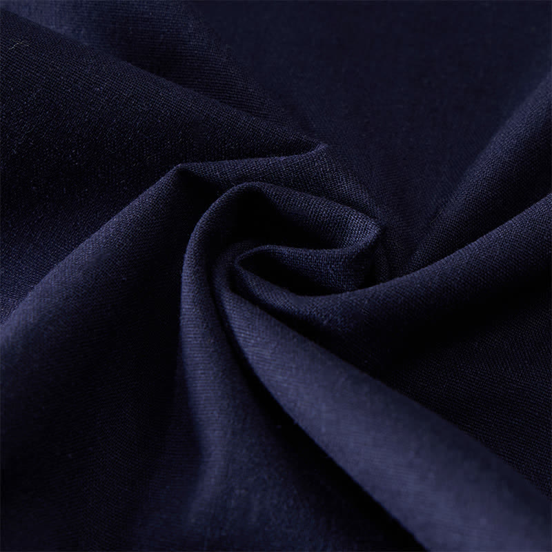 Buddha Stones Pantaloni da donna a gamba larga, corti, in cotone, con coulisse e tasche, ideali per il tragitto casa-lavoro. - image 15