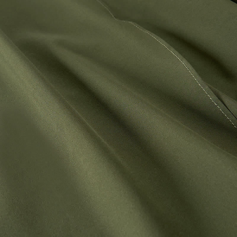 Buddha Stones Eleganti pantaloni da donna a gamba larga, a vita alta, con spacco laterale e coulisse, modello a fiocco. - image 5