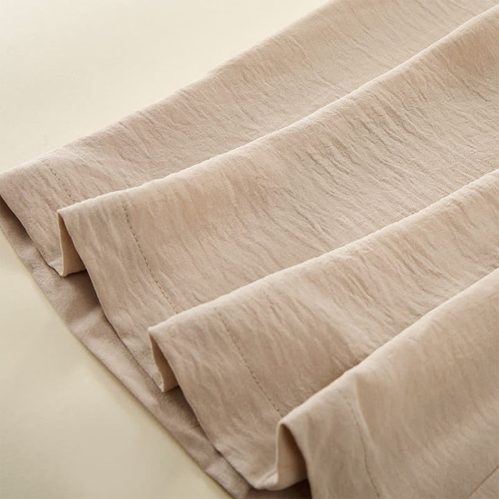 Buddha Stones Pantaloni da donna estivi a gamba larga, lunghi fino alla caviglia, con vita alta elasticizzata. - image 4