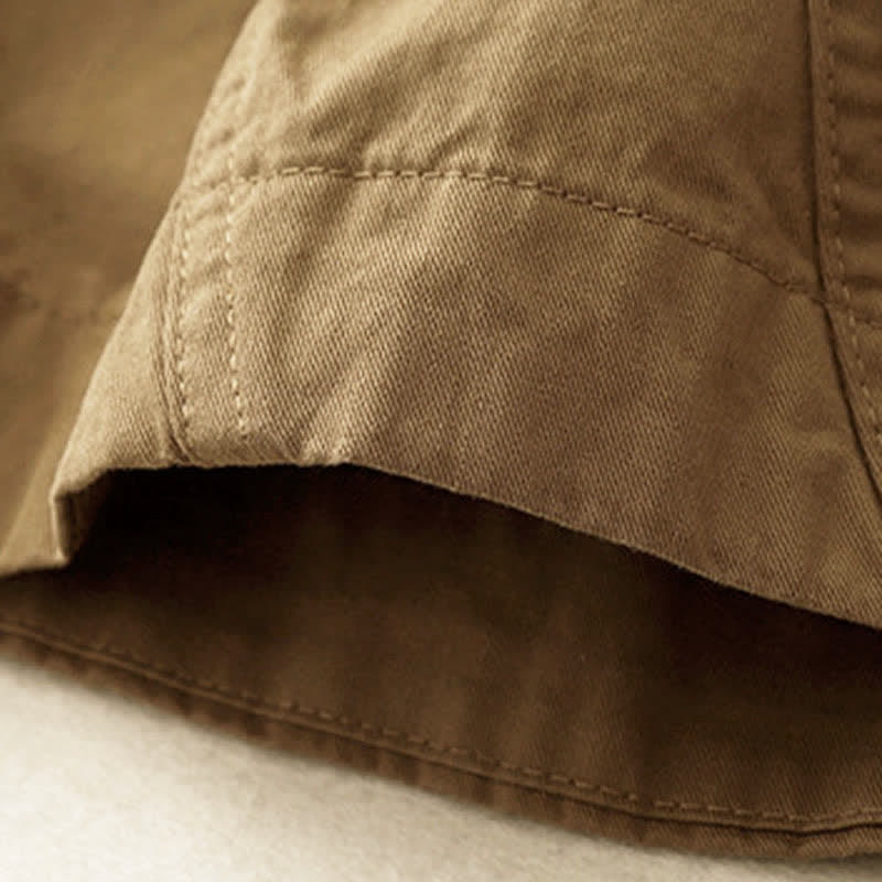 Buddha Stones Pantaloni corti da donna estivi in ​​cotone con elastico in vita e tasche. - image 7