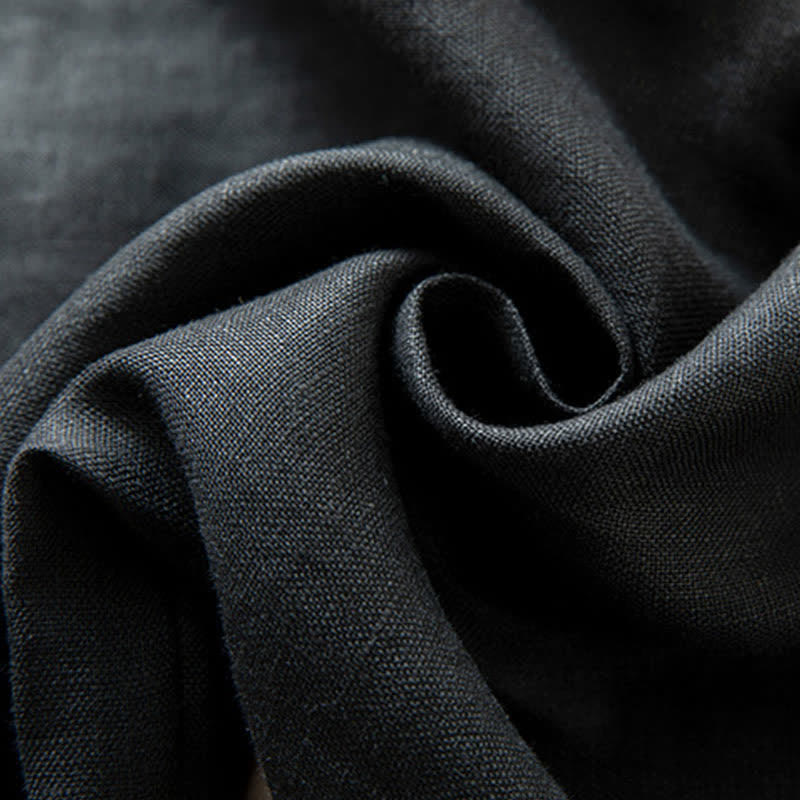 Buddha Stones Pantaloni lunghi da donna primaverili a gamba larga con vita alta elasticizzata e tasche laterali - image 36