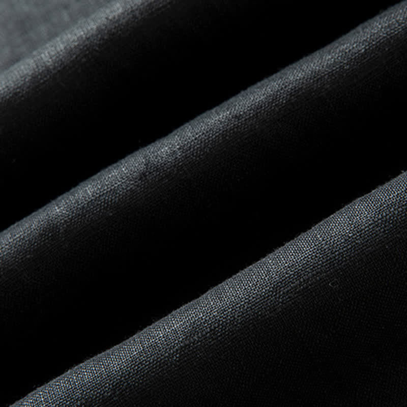 Buddha Stones Pantaloni lunghi da donna primaverili a gamba larga con vita alta elasticizzata e tasche laterali - image 37