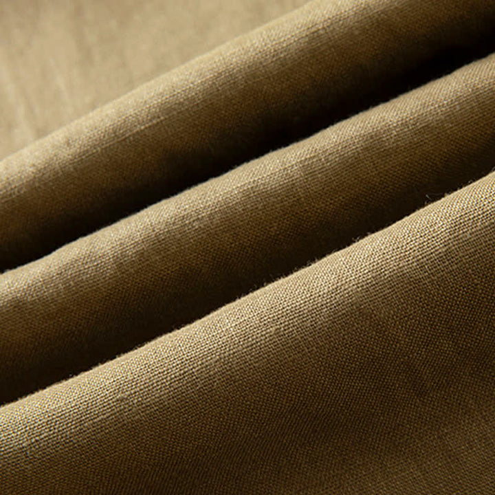 Buddha Stones Pantaloni lunghi da donna primaverili a gamba larga con vita alta elasticizzata e tasche laterali - image 9