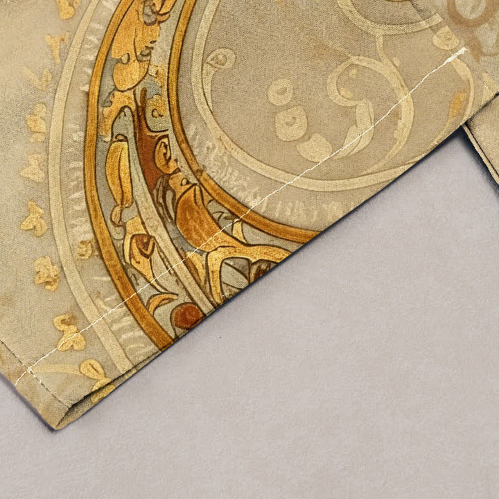 Buddha Stones Pantaloni da donna in cotone con elastico in vita e motivo paisley mandala, con tasche. - image 7