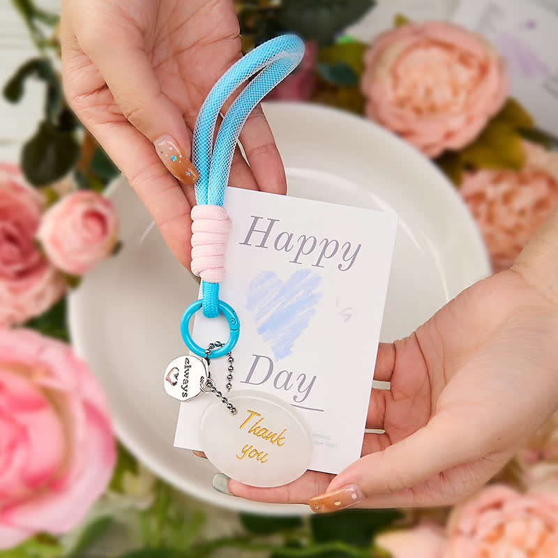 Buddha Stones Regalo di ringraziamento: portachiavi con protezione in quarzo trasparente naturale e cristallo bianco, decorazione da appendere. - Cristallo bianco - image 0