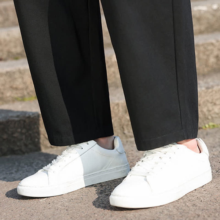 Buddha Stones Pantaloni harem da uomo estivi casual con coulisse, ricami e tasche. - image 12