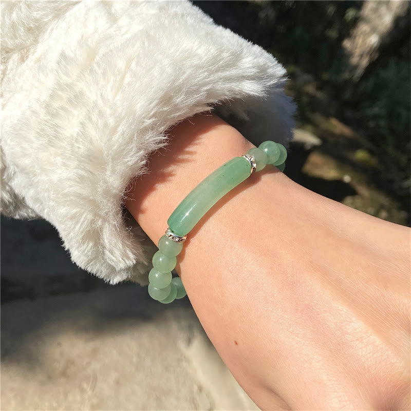 Buddha Stones Bracciale curativo con ametista, occhio di tigre, lapislazzuli, avventurina verde, rodonite e diaspro dalmata. - image 12