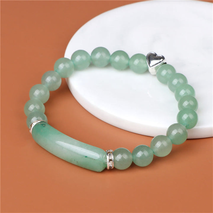 Buddha Stones Bracciale curativo con ametista, occhio di tigre, lapislazzuli, avventurina verde, rodonite e diaspro dalmata. - image 11