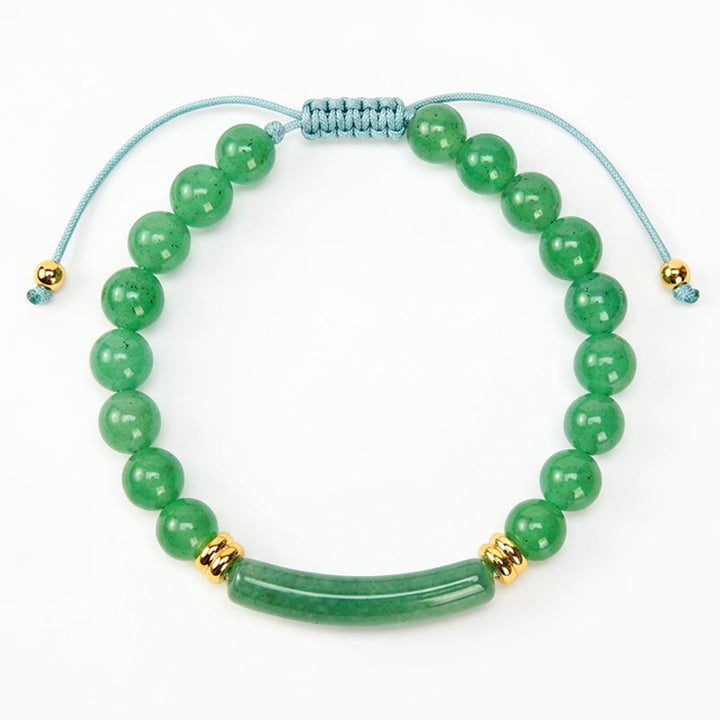 Buddha Stones Bracciale per la trasformazione positiva con ametista, avventurina verde, occhio di tigre e quarzo fragola - image 3