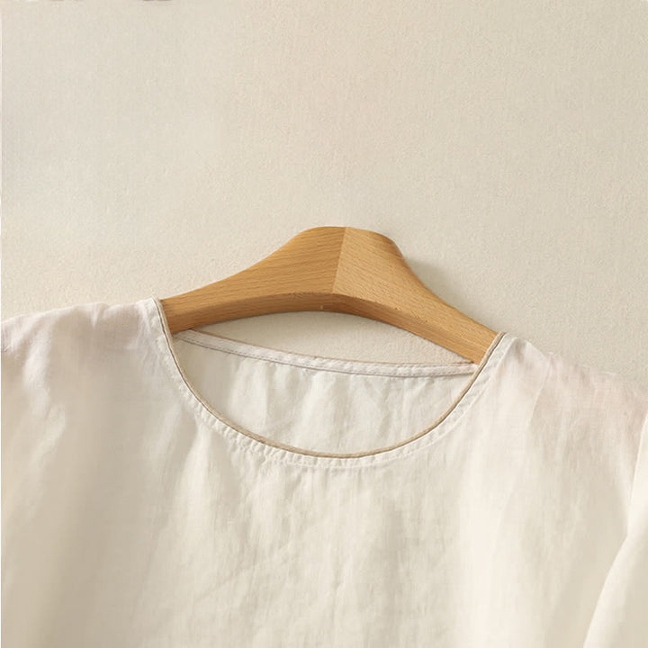 Buddha Stones T-shirt da donna a maniche corte con stampa floreale estiva - image 17