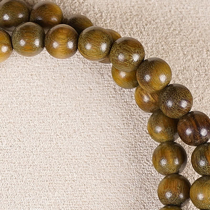 Buddha Stones Bracciale a doppio giro con agata rossa e avventurina verde, cinque precetti buddisti ed equilibrio - image 19