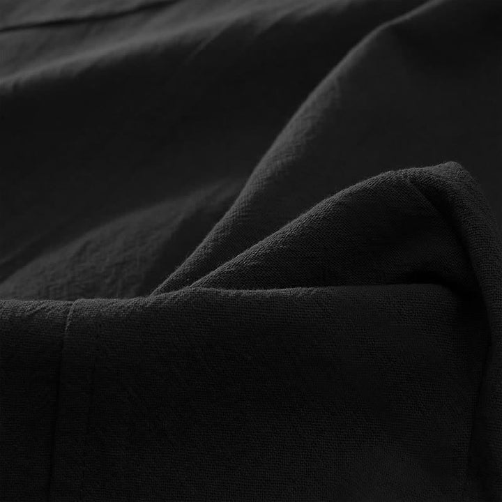 Buddha Stones Pantaloni harem da donna primaverili casual con coulisse in tinta unita, in cotone, con tasche. - image 11