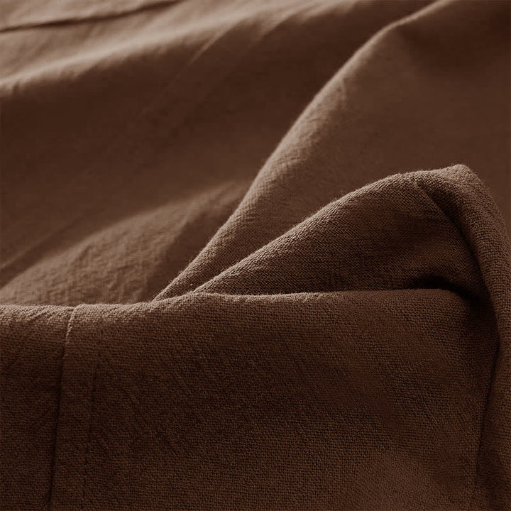 Buddha Stones Pantaloni harem da donna primaverili casual con coulisse in tinta unita, in cotone, con tasche. - image 17