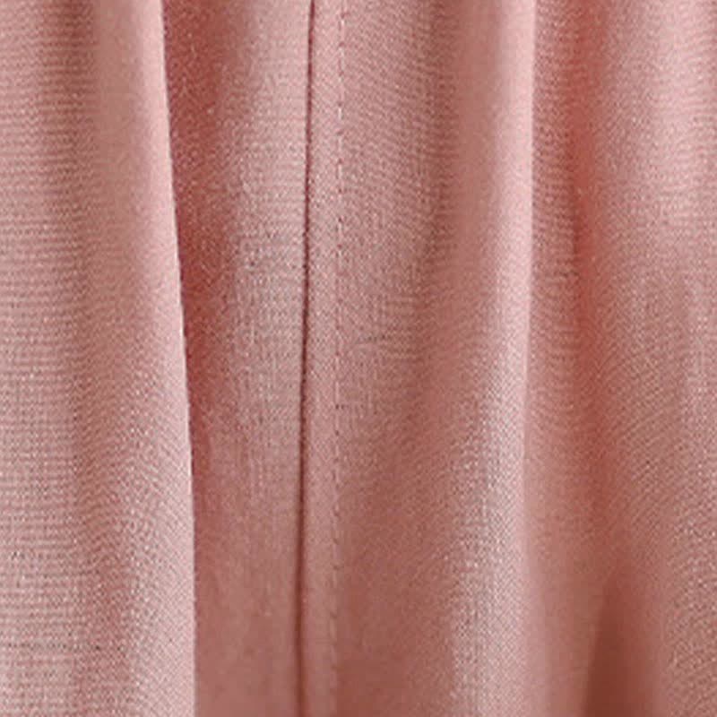 Buddha Stones Pantaloni estivi casual da donna a tinta unita, affusolati e con tasche. - image 23