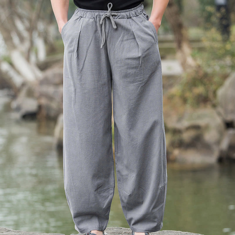 Pantaloni casual da uomo Buddha Stones con tasche - image 14