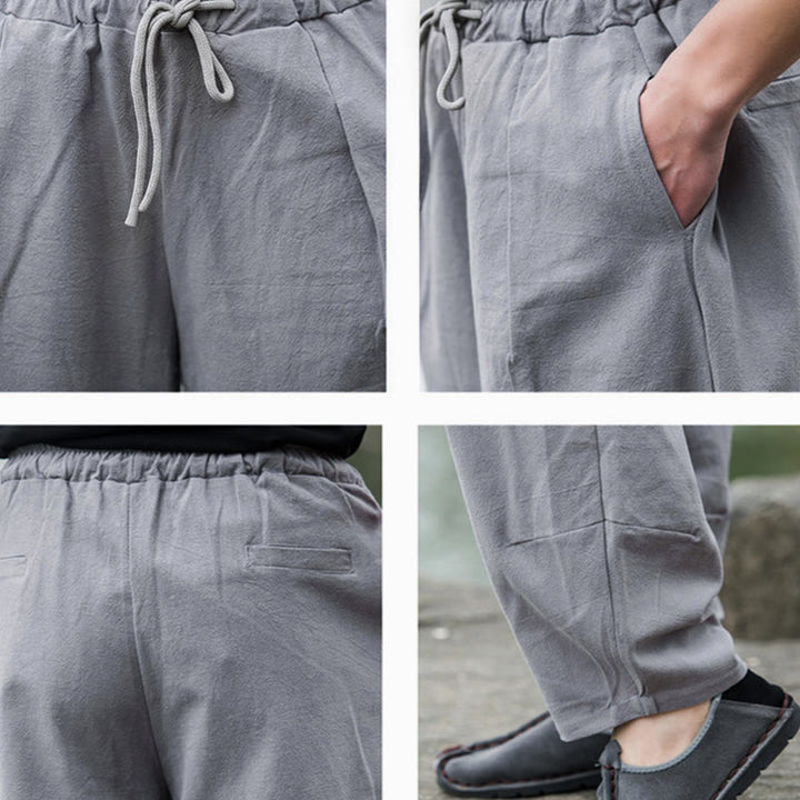 Pantaloni casual da uomo Buddha Stones con tasche - image 15