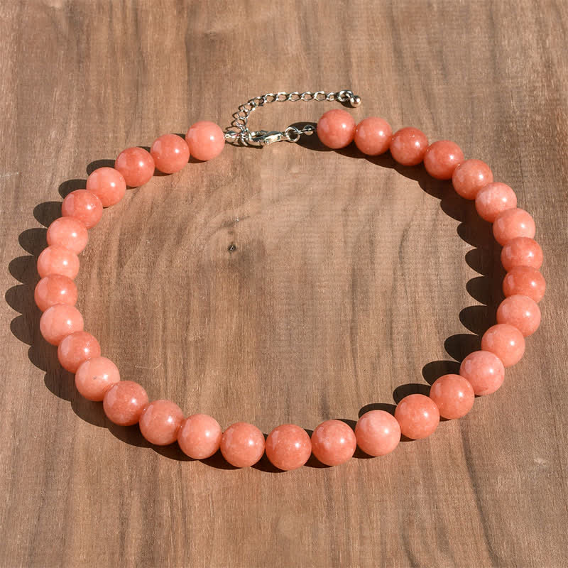 Buddha Stones Collana curativa con perle di tormalina acquamarina naturale da 12 mm - Pietra del sole naturale (il colore può variare) - image 13