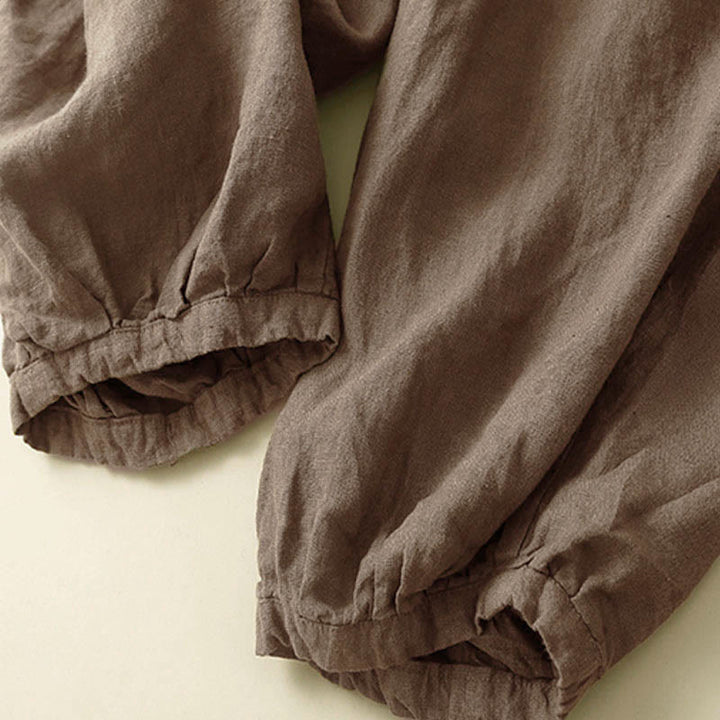 Pantaloni capri harem da donna Buddha Stones Commute con tasche - image 2